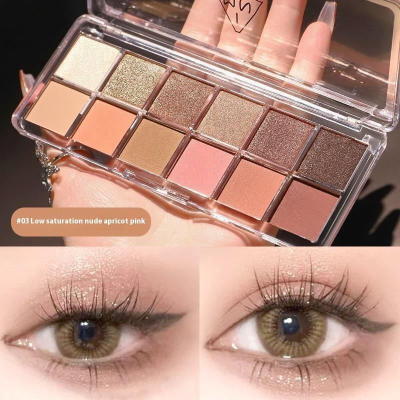 Eye Shadow Plate Earth Color Waterproof.