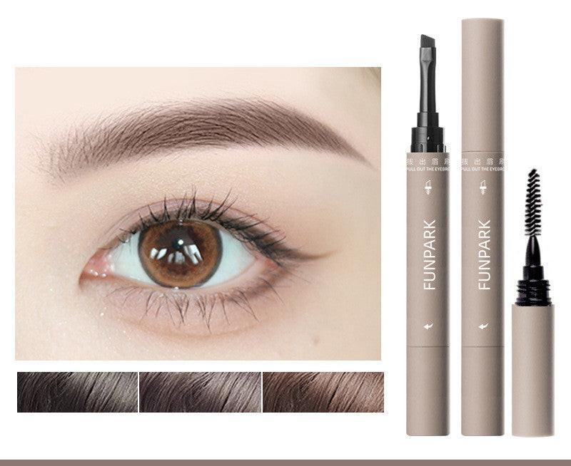 Eyebrow Pencil With Brush Waterproof Smear-proof.