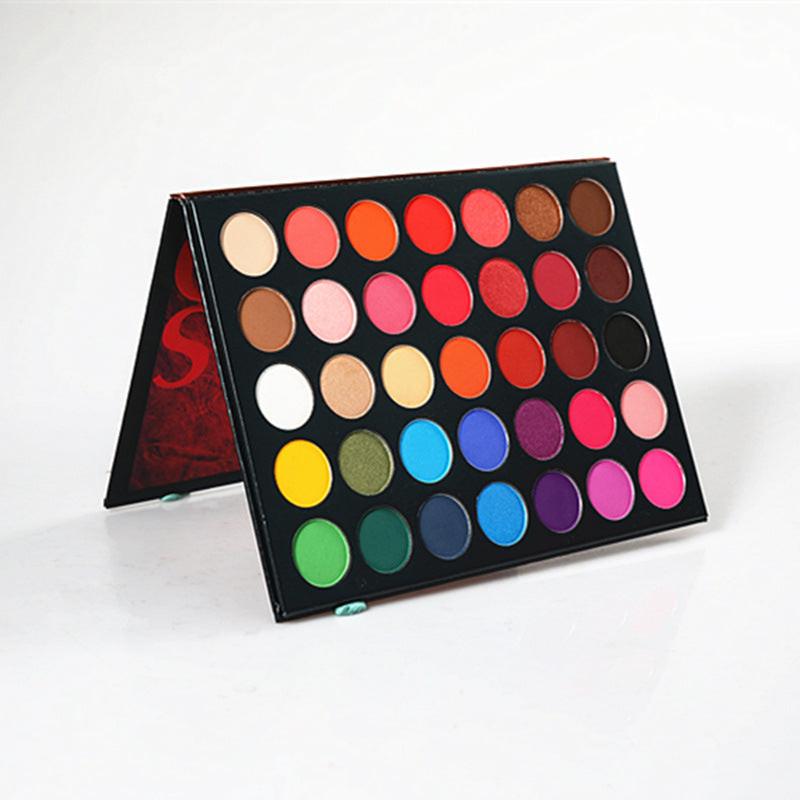 Beauty Glazed 35 Color Studio High Gloss Matte Eye Shadow.