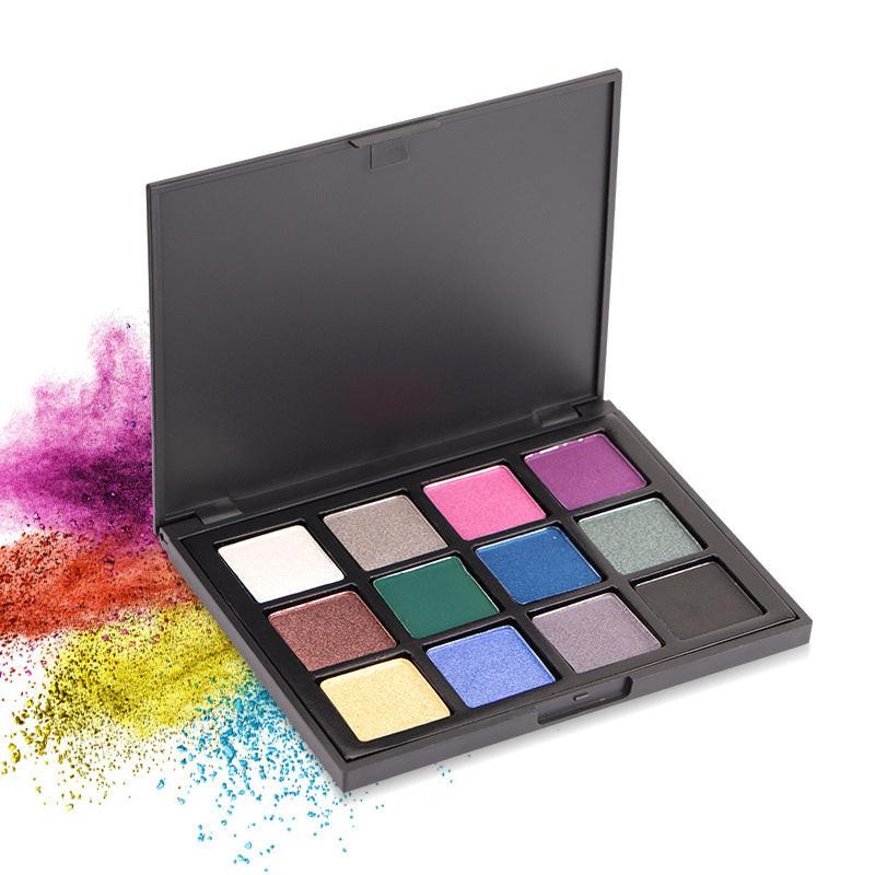 12 Color Eye Shadow Smokey Eye Make-up Eye Shadow Box.