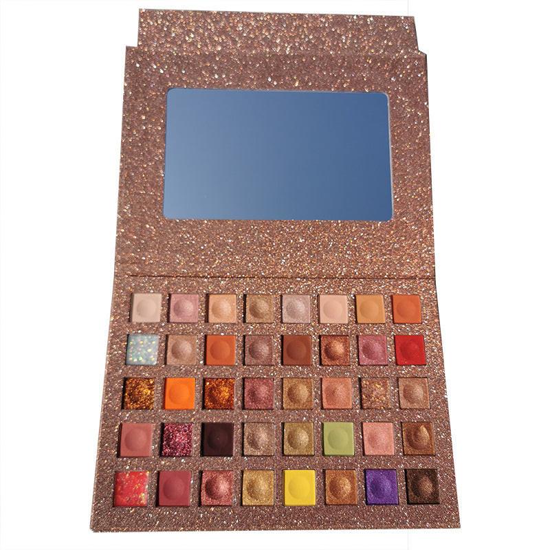 Ins Super Fire Mashed Potatoes Glitter Sequins Waterproof 40 Color Eyeshadow Palette.