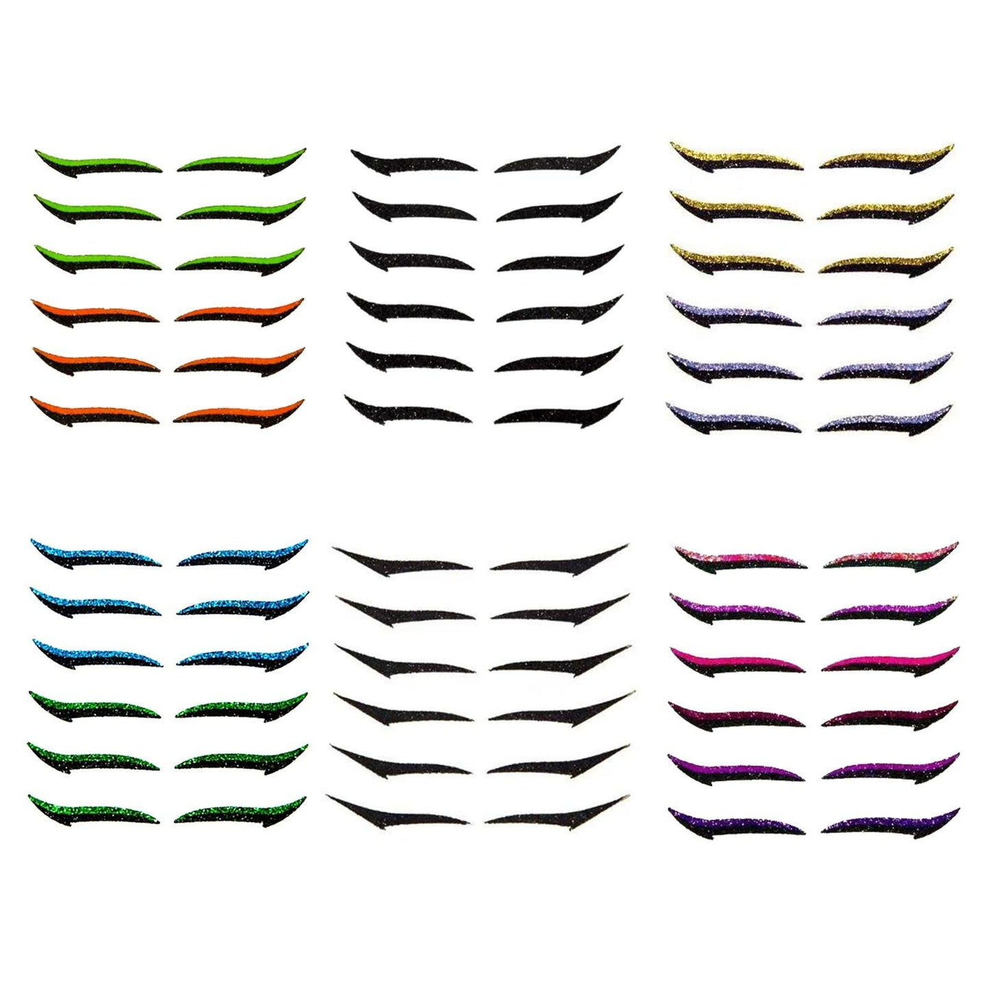 Reusable Eyeliner Stickers Eye Shadow Eyeliner Stickers Trendy Big Eye Makeup Natural Stickers Lazy Stickers.