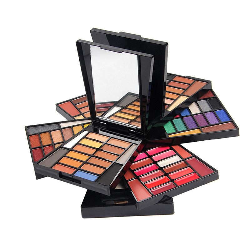 Makeup Box 64 Color Eye Shadow Box 16 Color Lipstick 2 Color Highlight 6 Color Blush Powder Makeup Box.