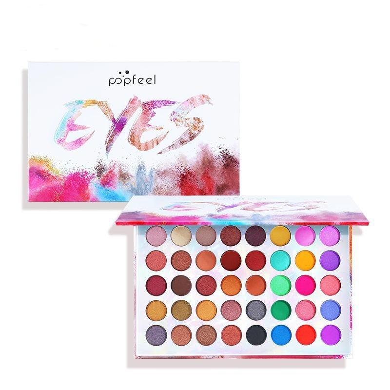 Shimmer Matte Multi-color Combination Makeup Eye Shadow.