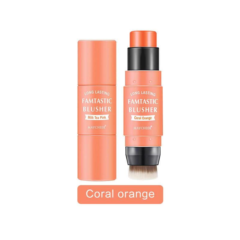 Two-in-one Blush Stick Portable Thin And Glittering Special.