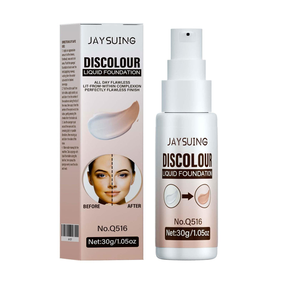 Temperature Change Liquid Foundation Brightening Portable.