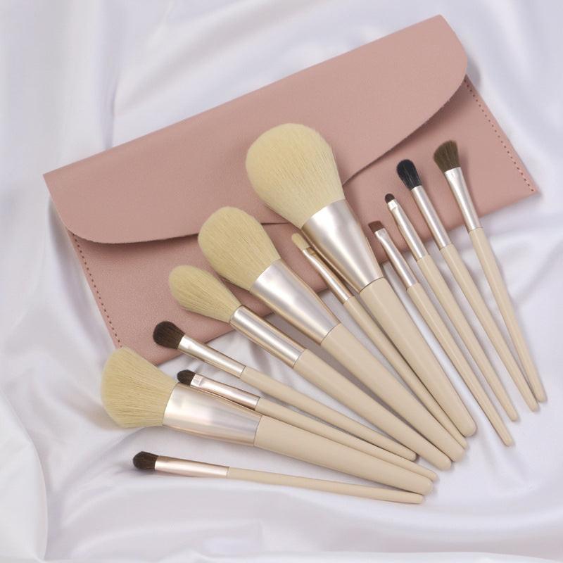 Set Of 12 Makeup Brushes.