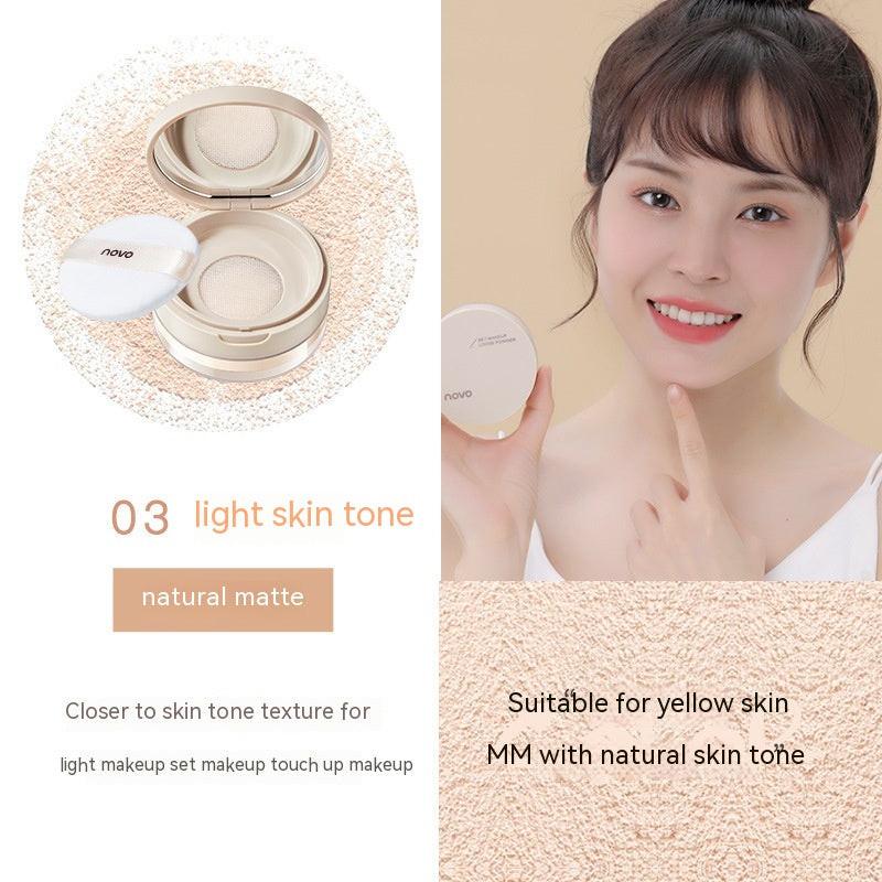 Soft Focus Makeup Powder Matte Concealer Oil Control Durable Waterproof And Sweatproof Smear-proof Makeup.