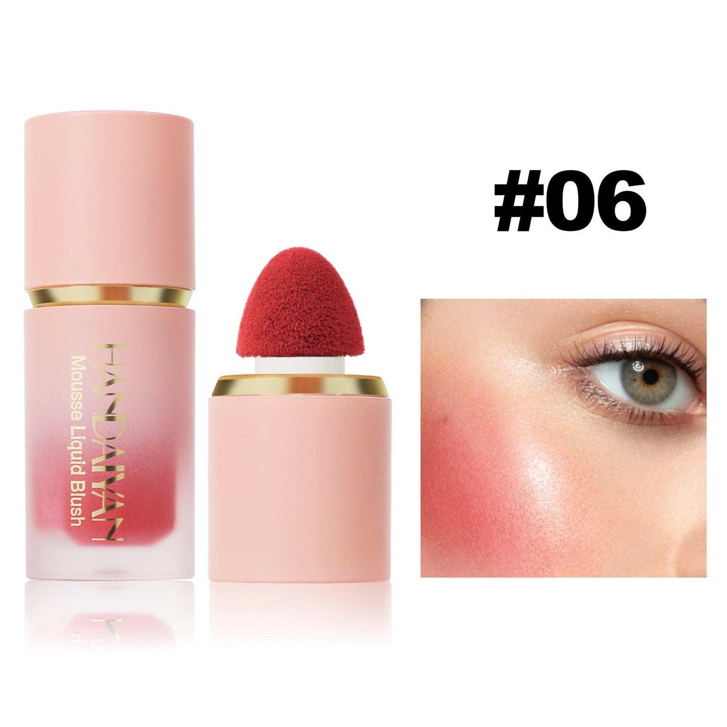 Liquid Blush Facial Makeup Repair Matte Universal Easy To Color Rouge.