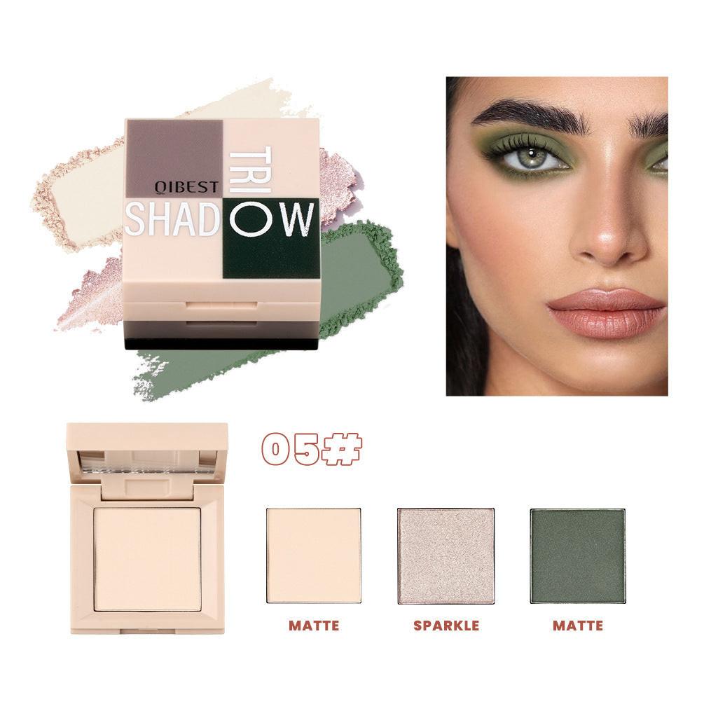 3-in-1 Mini Eyeshadow Palette Pearlescent Polarized.
