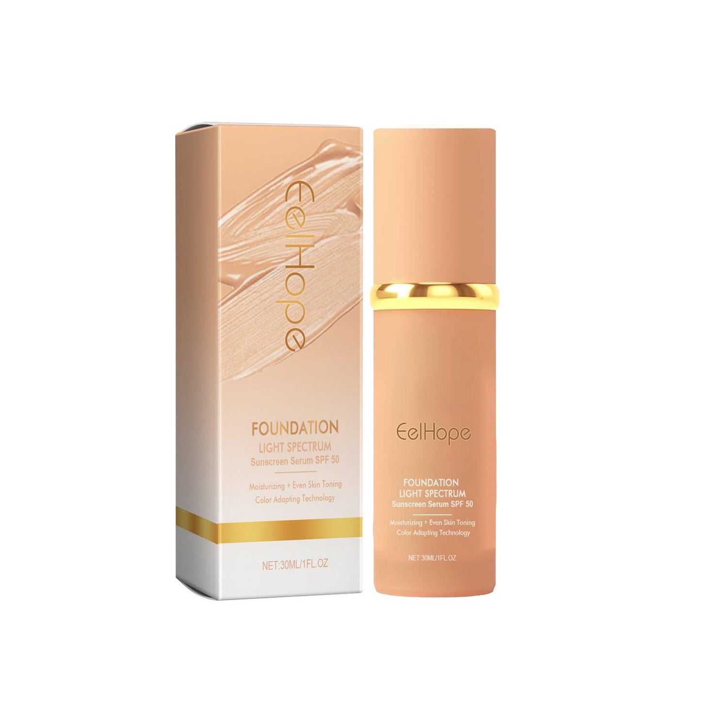 Natural Lightweight Concealer And Moisturizer Liquid Foundation.