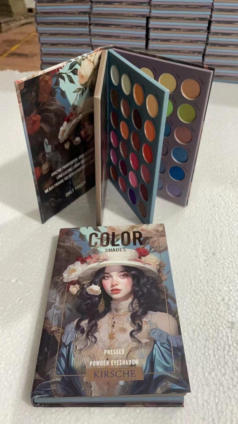 Long Lasting And Does Not Fade 72 Color Eyeshadow Book.