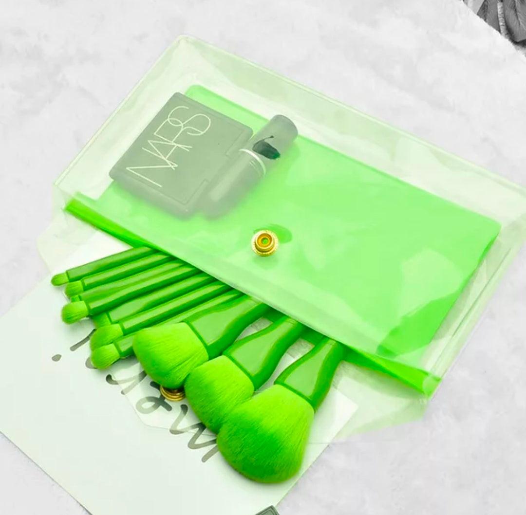 Candy color makeup brush set full set loose powder brush blush brush foundation brush makeup tool.