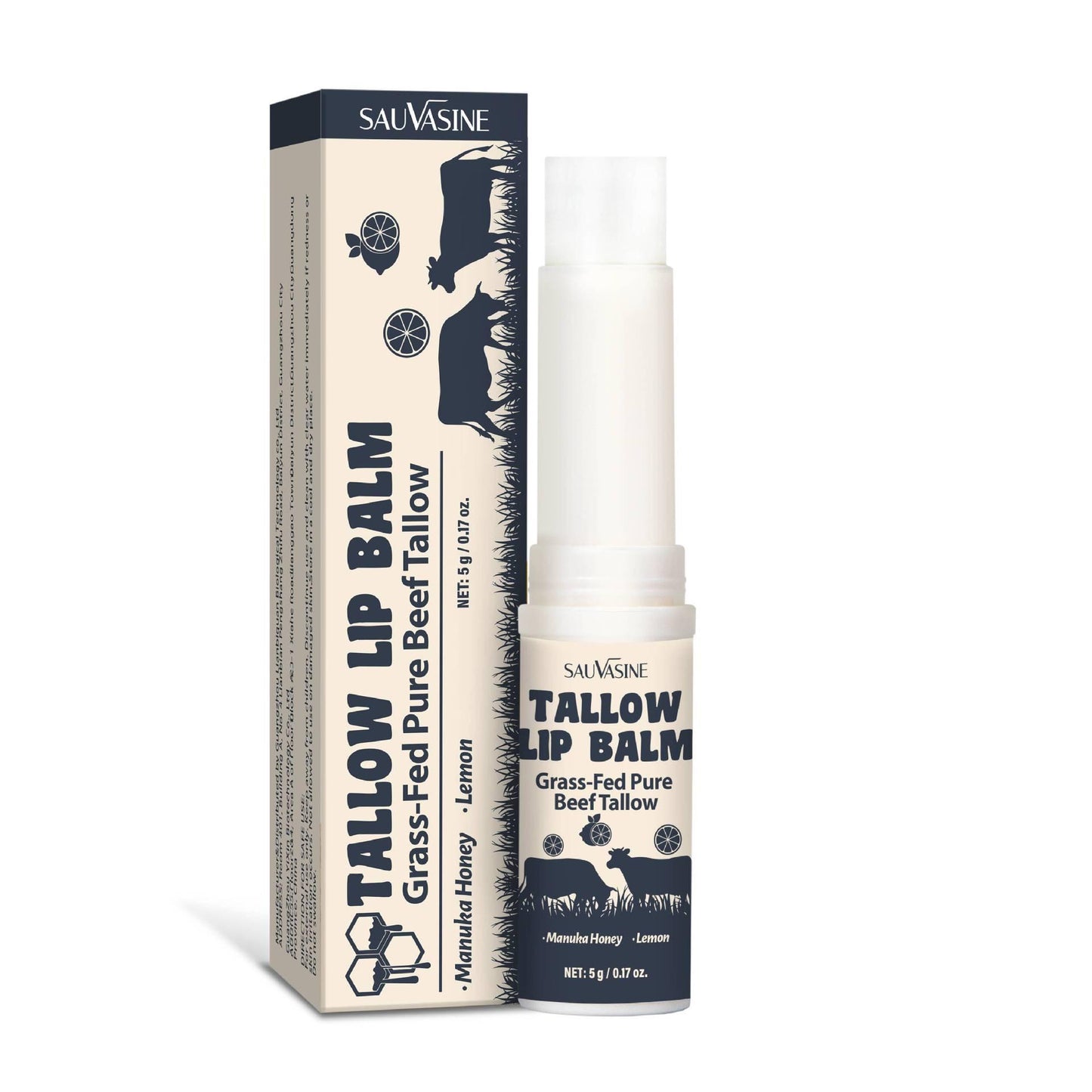 Nourishing Moisturizing Tallow Lip Balm.