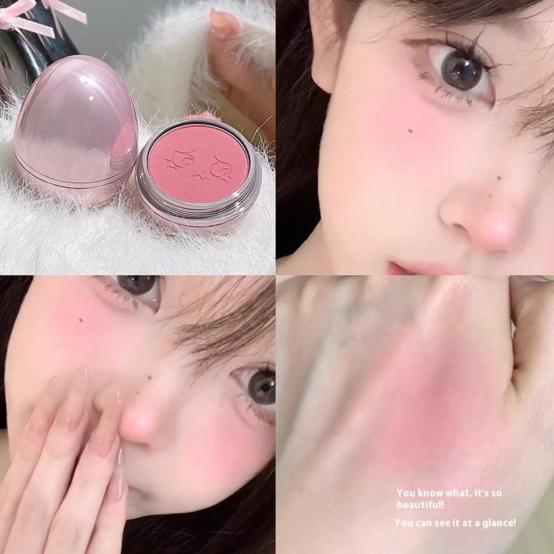 Low Saturation Gray Powder Repair Makeup Tender Rouge Solid Cosmetic Egg.