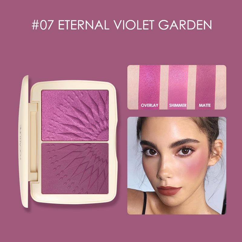 Three-dimensional Light Effect Highlighting Blush Shadow.