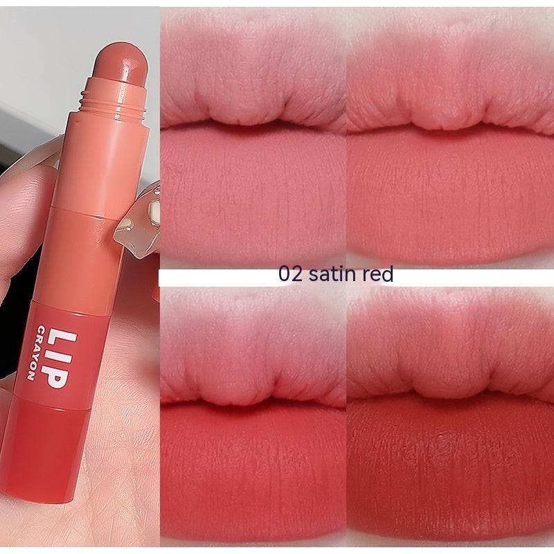 Crayon Lipstick Lip Gloss Matte Velvet Multicolor.