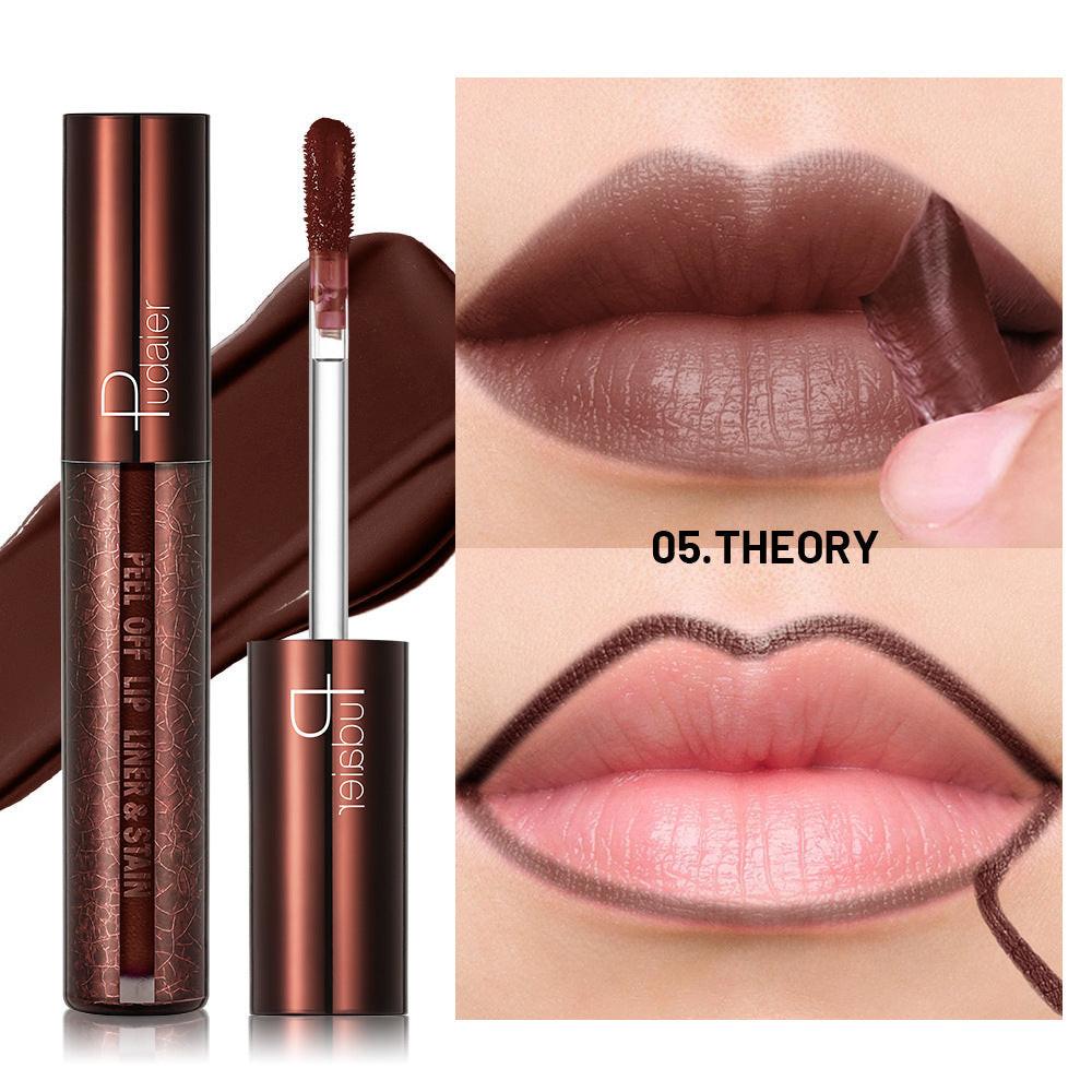 Tear And Pull Lipstick Lip Liner Long-lasting Coloring.