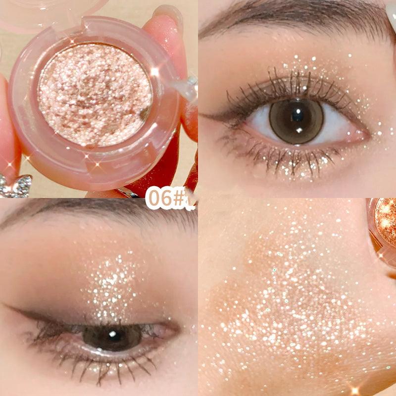Earth Pearl Nude Makeup Beginners Lasting Affordable Non Halo Eyeshadow.