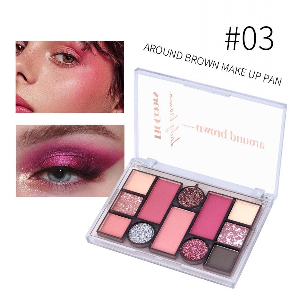 Matte Pearlescent Earth Eyeshadow Palette.