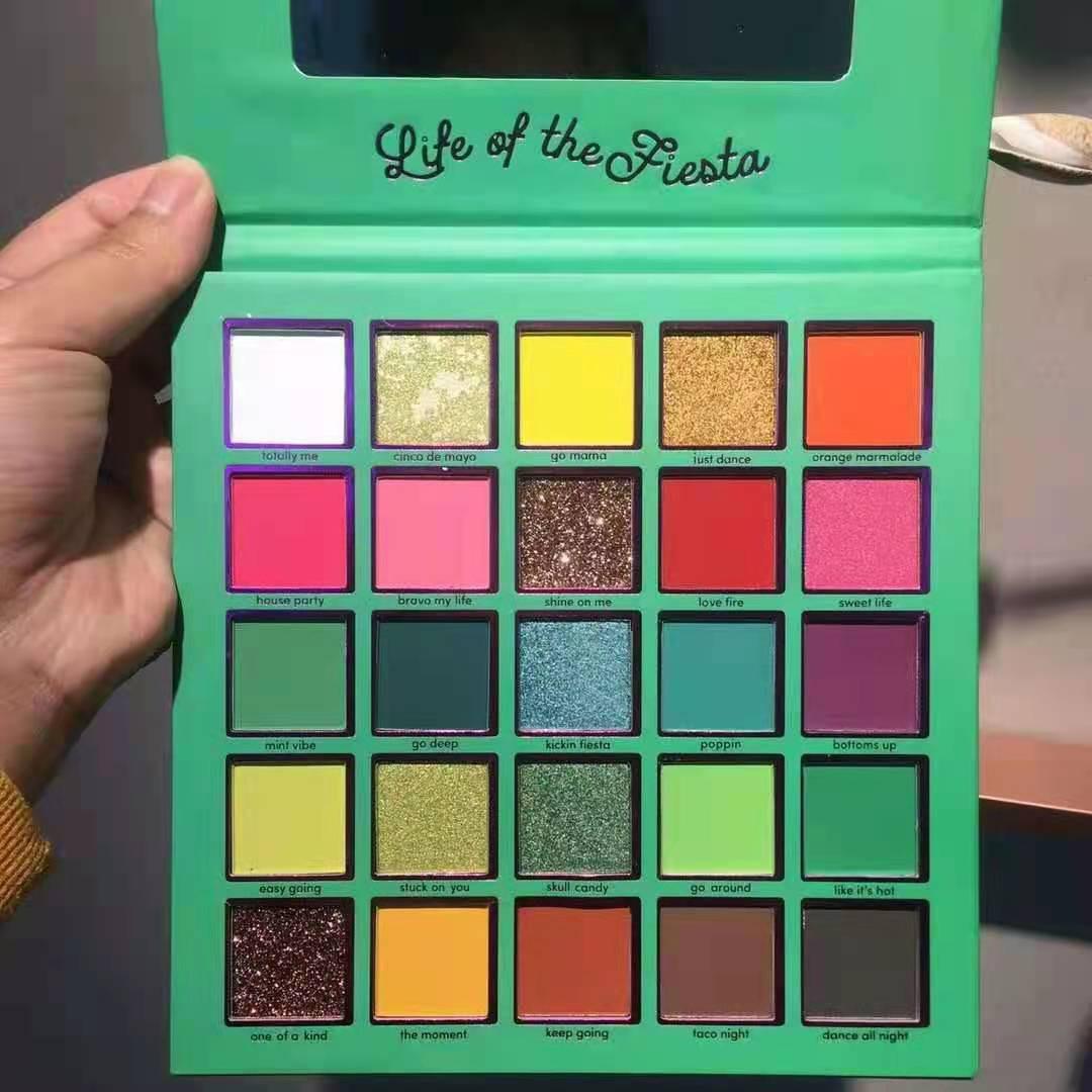 25 Color Eyeshadow Palette Red Girl Mashed Potatoes.