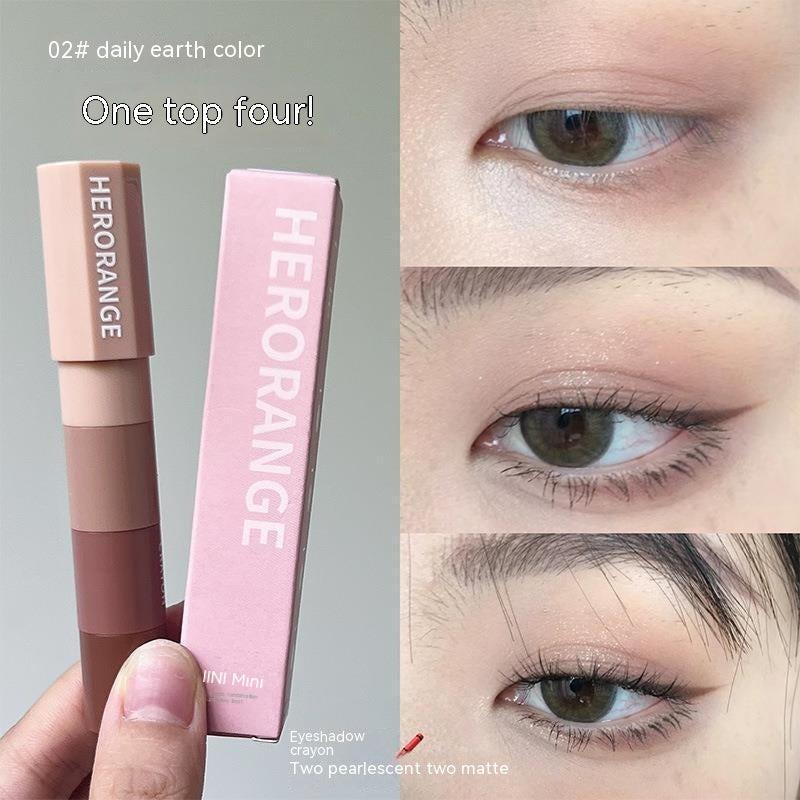 Four-color Eyeliner Pen Crouching Silkworm Highlight One-touch Molding.