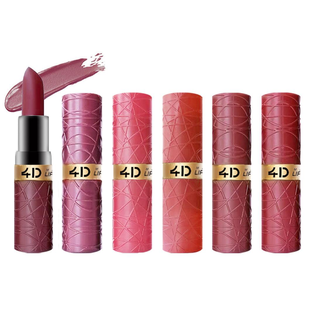6 PCs Lipstick Kit Matte European And American Valentine's Day.