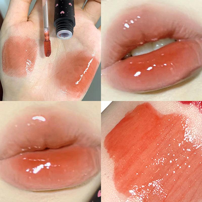 Encounter Beautiful Water Light Lip Lacquer Clear And White Not Easy To Fade Film Forming Lip Gloss.