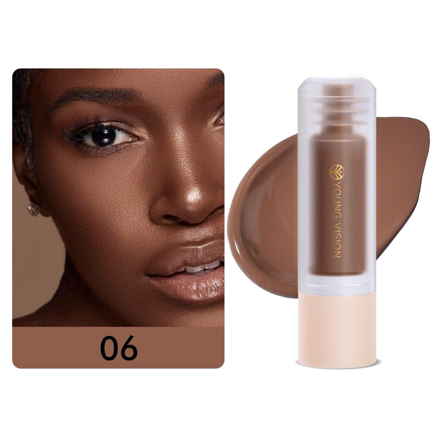 Bottom Press Liquid Foundation Large Capacity.