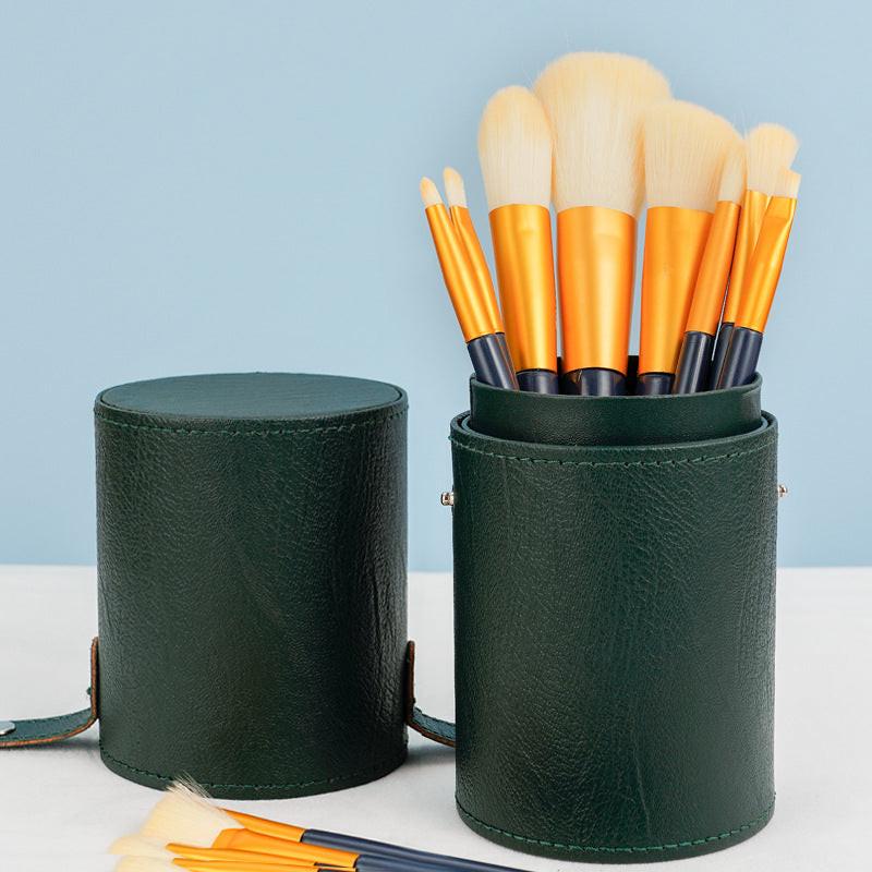 12 PCs Soft Hair Set Eye Shadow Blush Powder Makeup Brush Full Set.