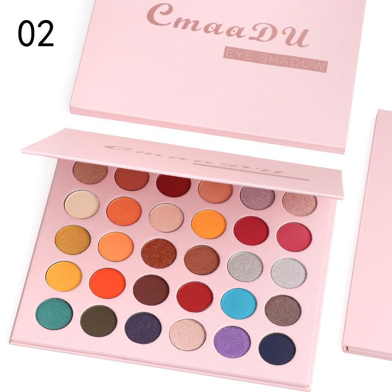 Matte Metal Waterproof Pearl Glitter Eyeshadow Palette.