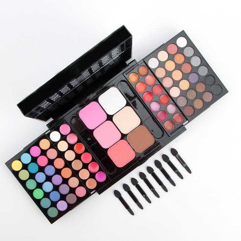 78 Colors Makeup Set 78 Colors Eye Shadow Blush Lip Gloss Makeup Combination Shading Powder Lipstick Eye Shadow Plate Set.