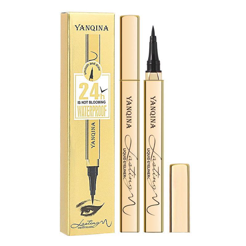 Eyeliner Waterproof And Sweat-proof Not Easy To Smudge Small Gold Bar Extremely Fine.