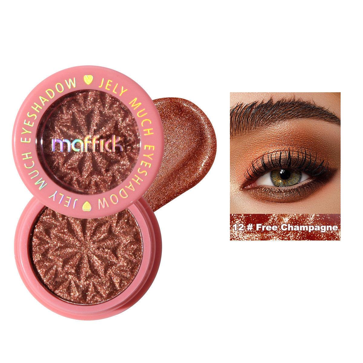 12-color Mashed Potato Eyeshadow Delicate Pearlescent.