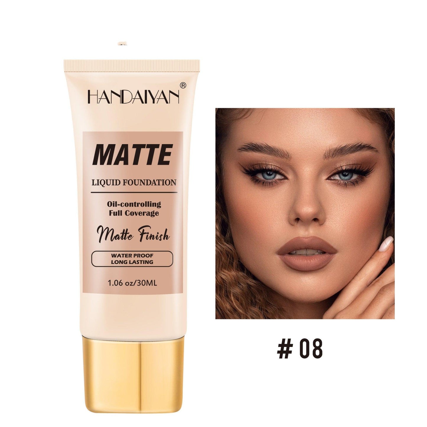 Foreign Trade Lady Concealing Foundation Long Lasting Smear-proof Makeup Invisible Pore Moisturizing.