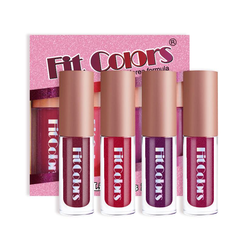 Metallic Non-stick Cup Pearlescent Diamond Lip Gloss.