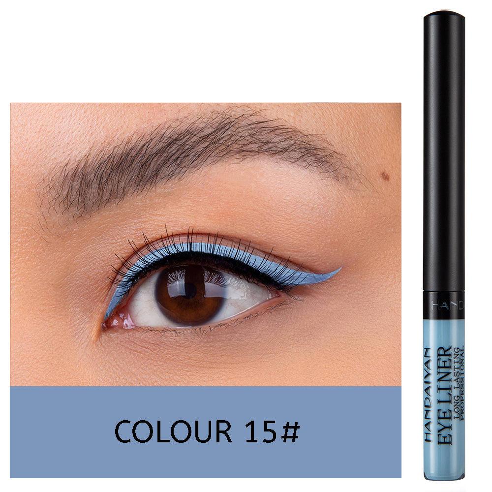 12-color Matte Color Liquid Eyeliner, Long-lasting And Non-smudge Liquid Eye Shadow.