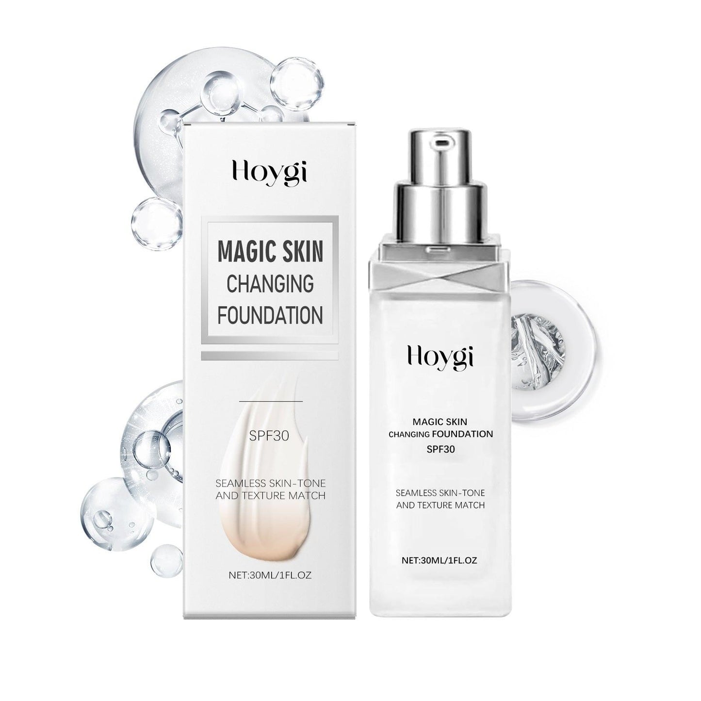 Temperature Change Longwear Foundation Light And Thin.