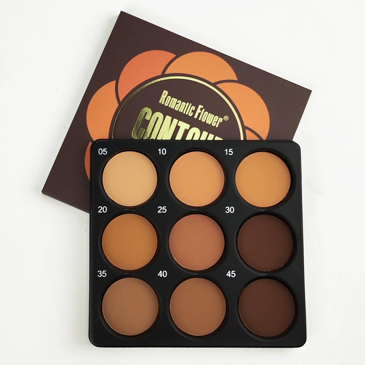 9 Colors Dark Matte Waterproof Long-lasting Natural Makeup Palette.