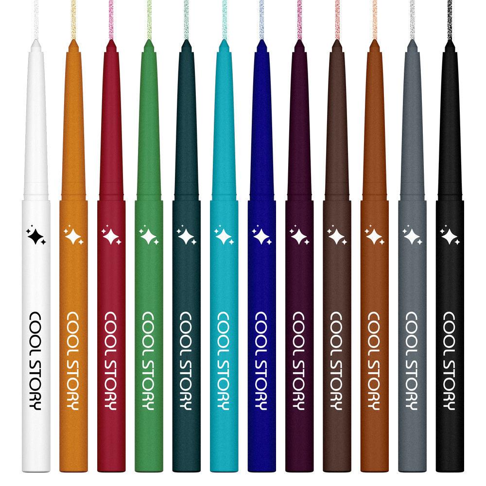 12-color Pearlescent Eyeliner Metallic.