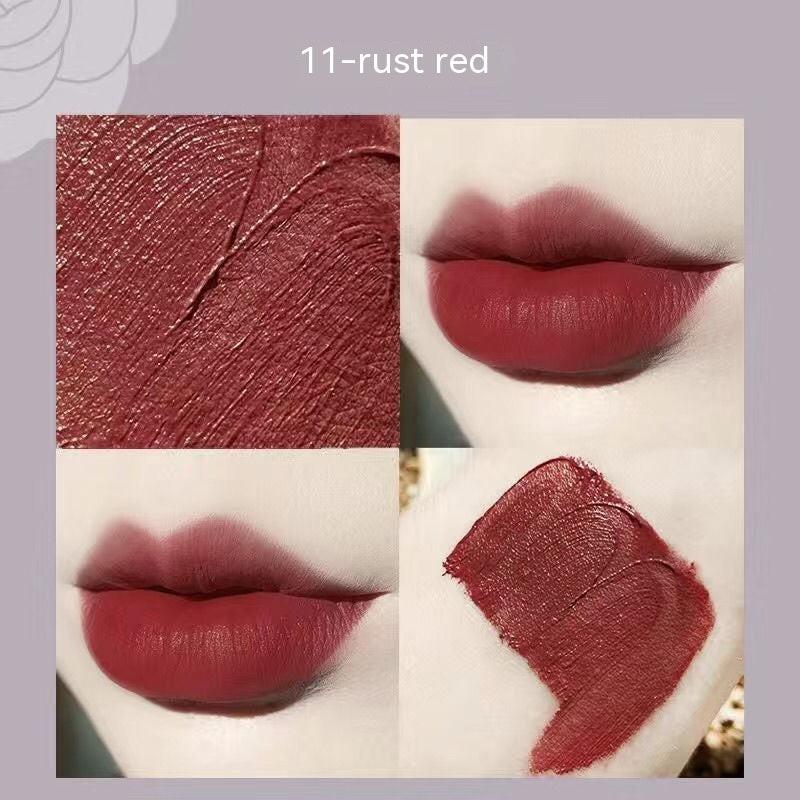 Matte Finish Long Lasting No Stain On Cup Discoloration Resistant Lipstick Lip Liner.