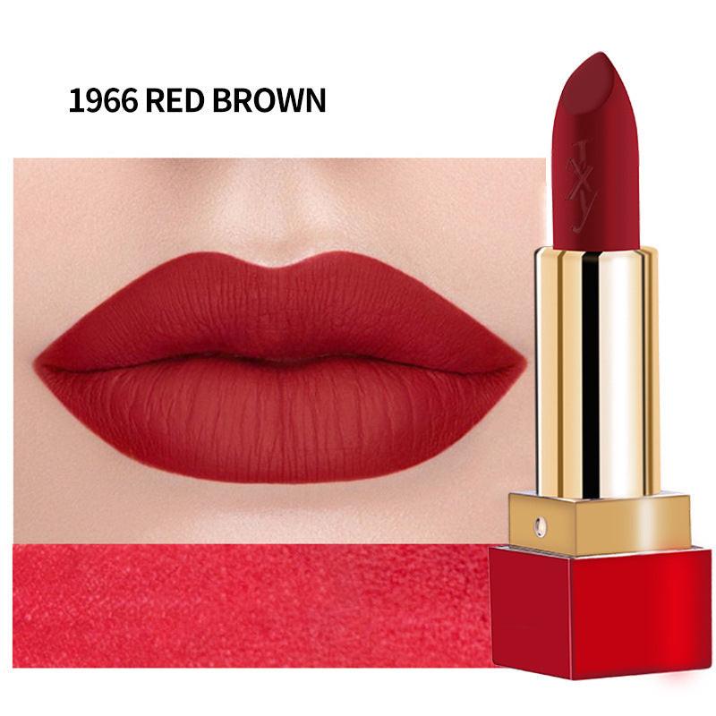 Lipstick, Misty Moisturizing Not Easy To Fade Engraved Reddish Brown.