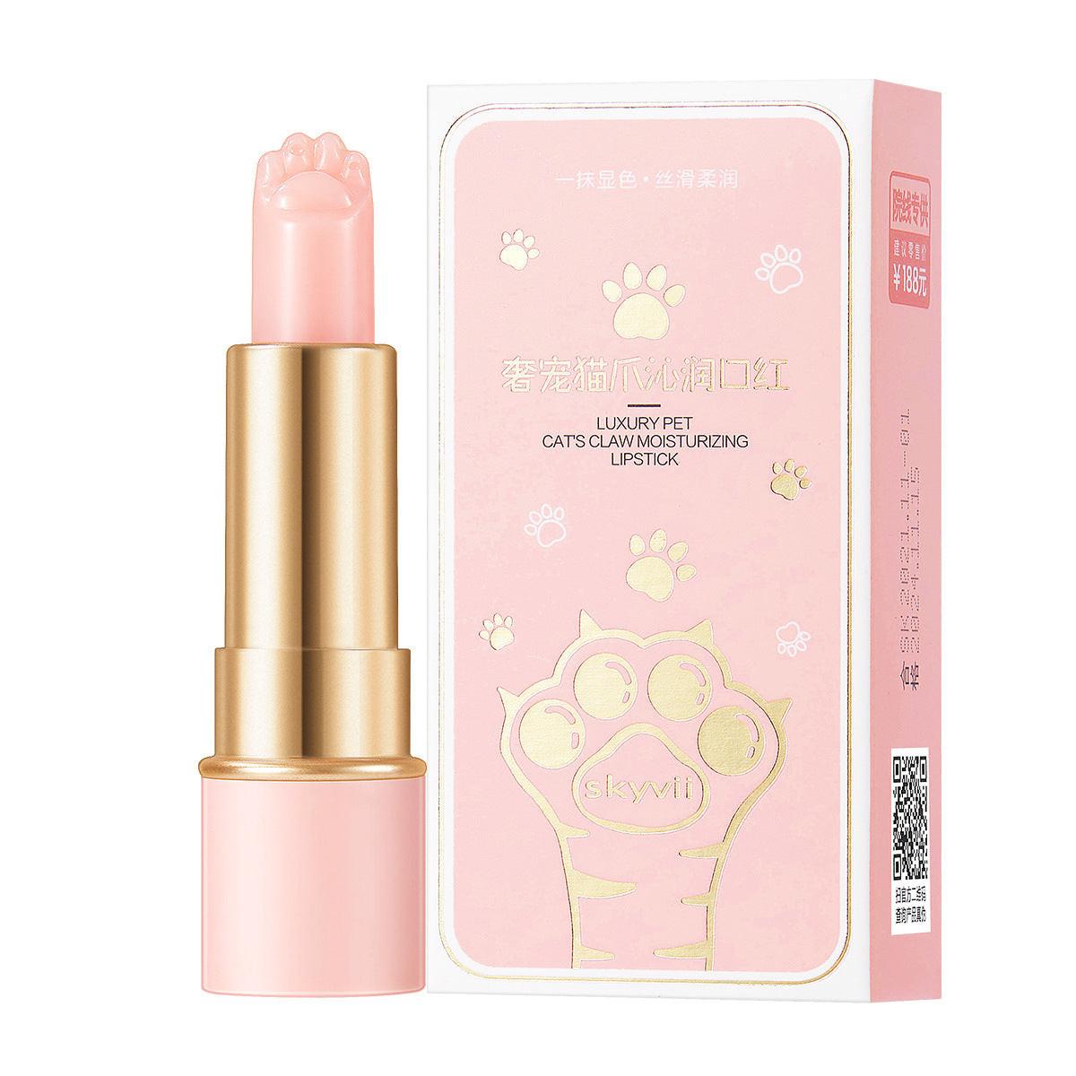 Cat Palm Warm Lip Repair Anti Dry Jelly Lipstick.