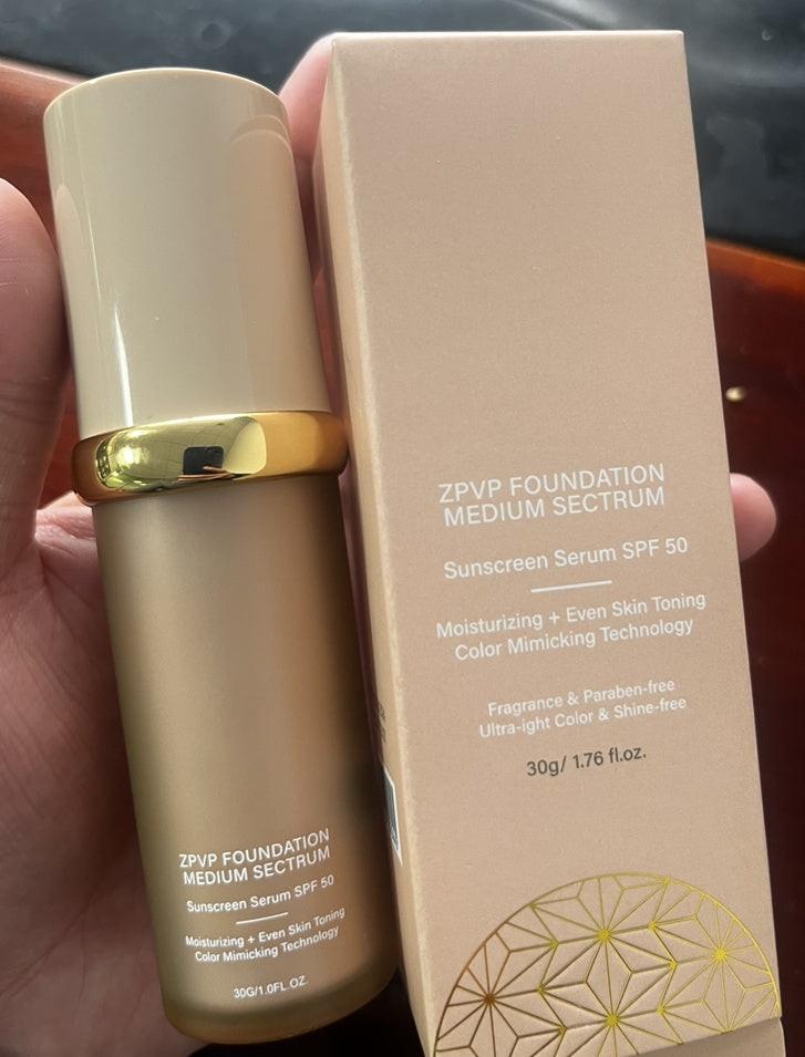 4-in-1 Bionic Color-changing Concealer Foundation Moisturizing Repair Foundation.