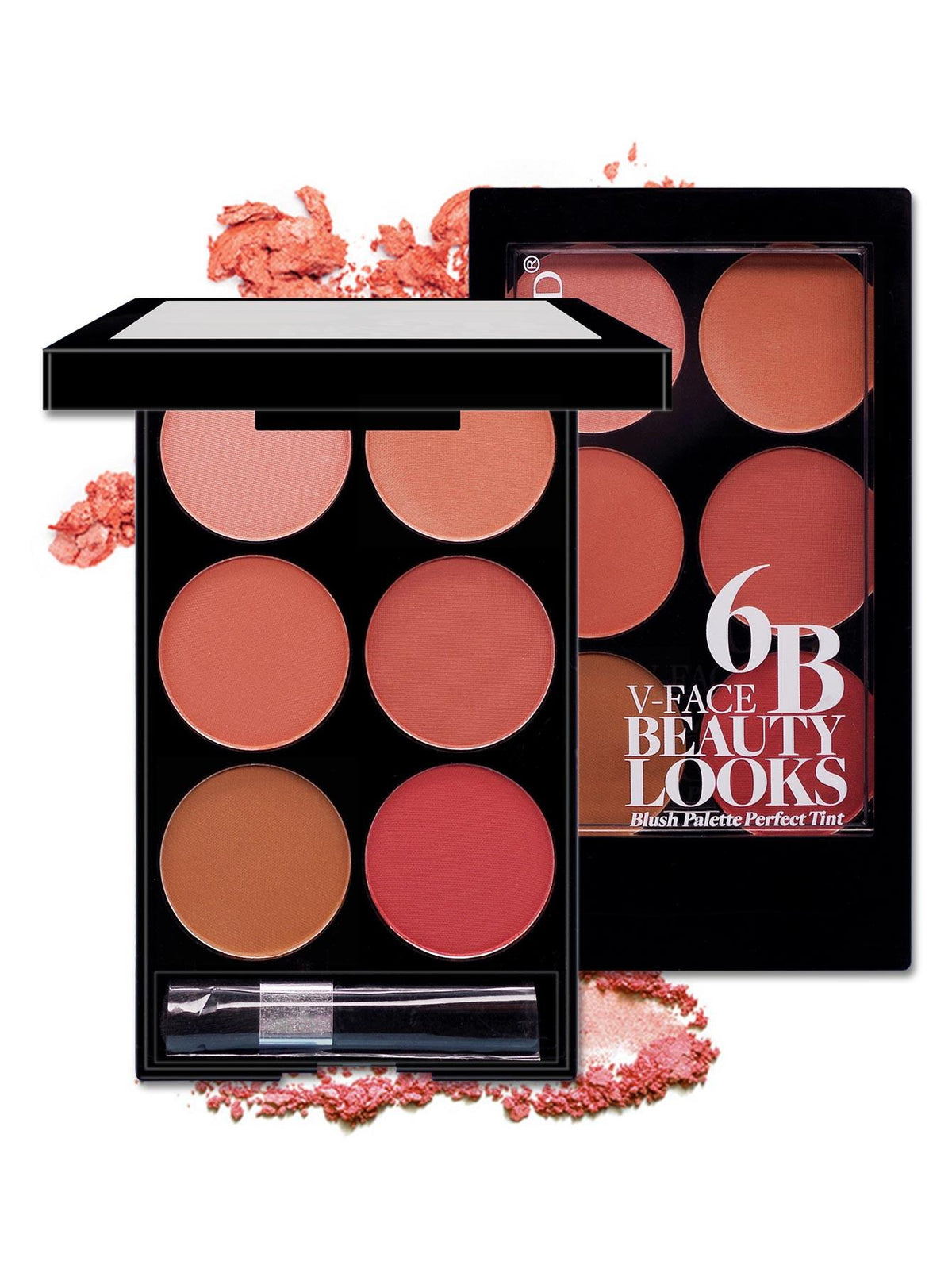 Make-up Multi-color Boutique Domestic Product Six-color Blush Repair Makeup.