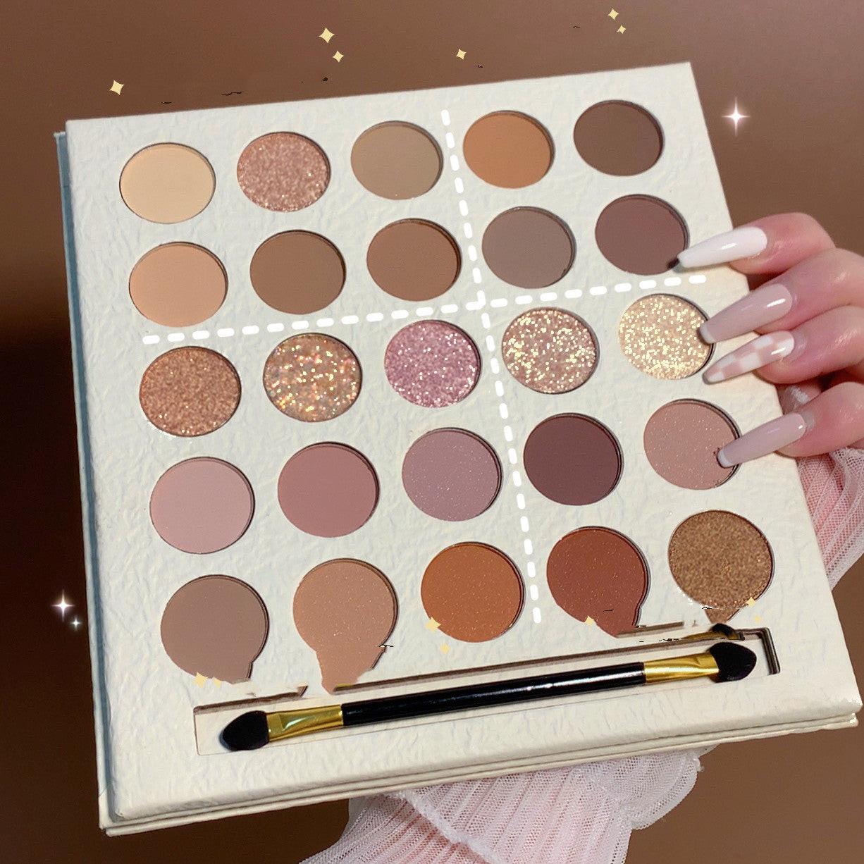 Creamy Elf Eyeshadow Palette Pearly Matte Milk Tea.