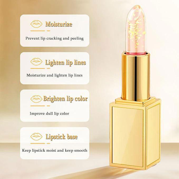Gilding Temperature Change Lip Balm Transparent Color Change Moisturizing.