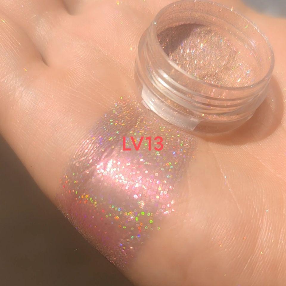 Laser Rainbow Candy Highlight Color Changing Pearl Powder.