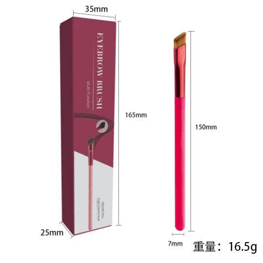 Multi-function Eyebrow Stamp Brush - Square Angled Design For Filling Brows, Concealer & Hairline Makeup. Professional Wild Brow Tool With Precision Edge For Flawless Eyebrow Shaping & Face Contouring.