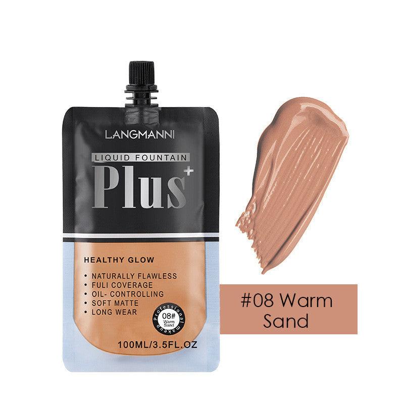Bag Liquid Foundation Oil Control Long-lasting Concealer And Brightening.